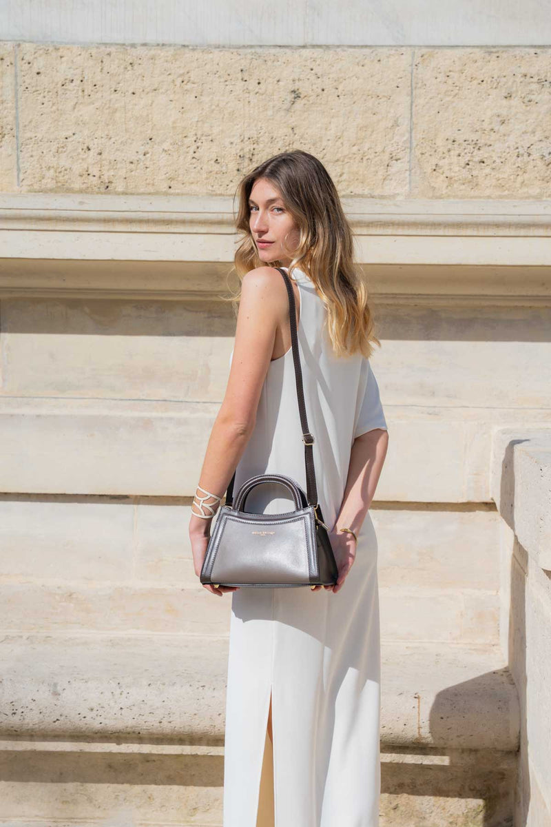 Sac A Main Milano - Marron / Taupe