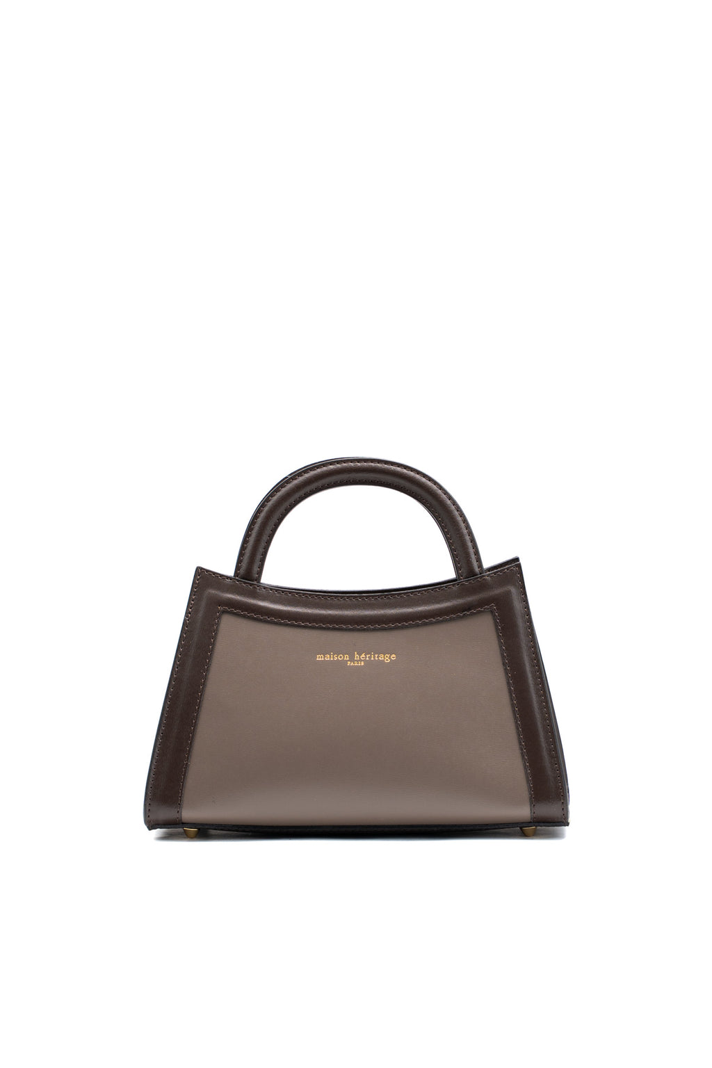 Sac A Main Milano - Marron / Taupe