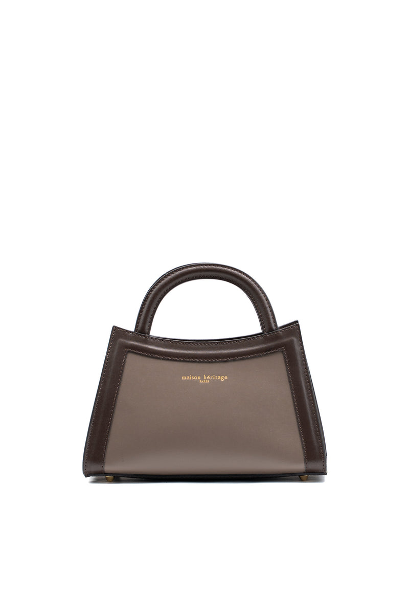 Sac A Main Milano - Marron / Taupe