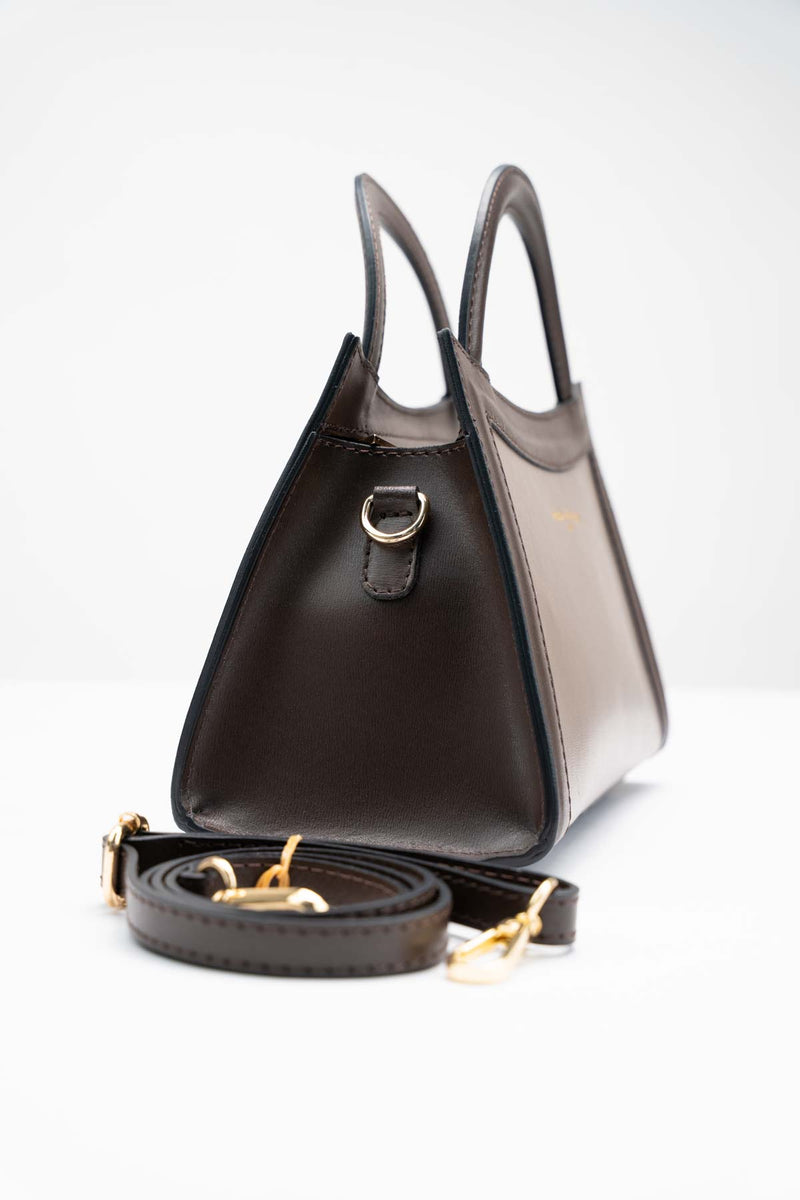 Sac A Main Milano - Marron / Taupe