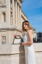 Sac Bandouliere Milano - Beige /Vert Bouteille