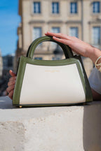 Sac Bandouliere Milano - Beige /Vert Bouteille
