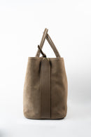 Bolso tote Milia de ante - Gris topo