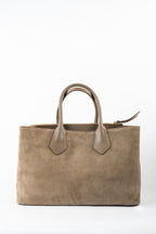 Sac Cabas Milia Suede - Taupe