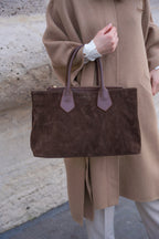 Sac Cabas Milia Suede - Marron
