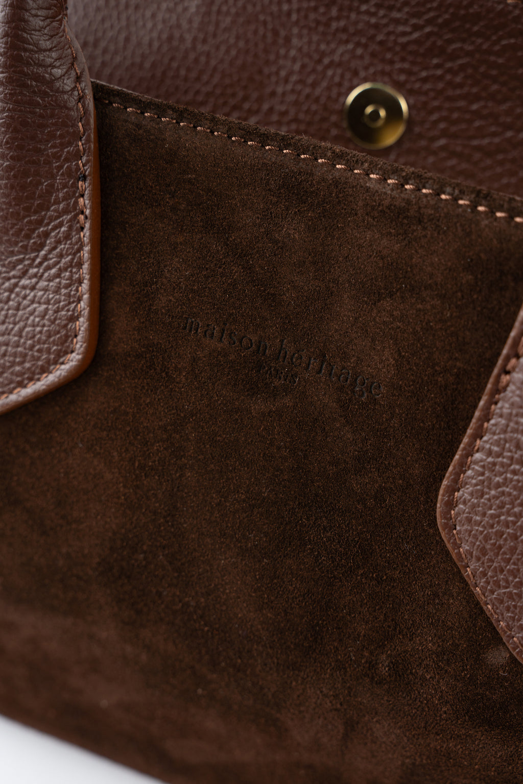 Sac Cabas Milia Suede - Marron