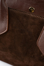 Sac Cabas Milia Suede - Marron