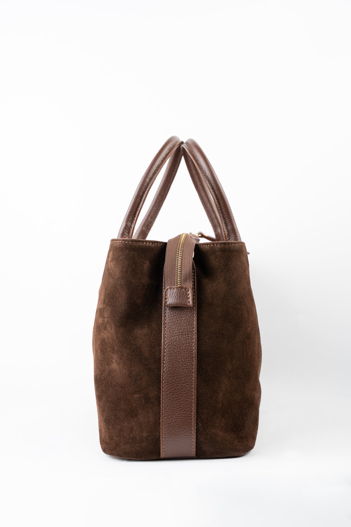 Sac Cabas Milia Suede - Marron
