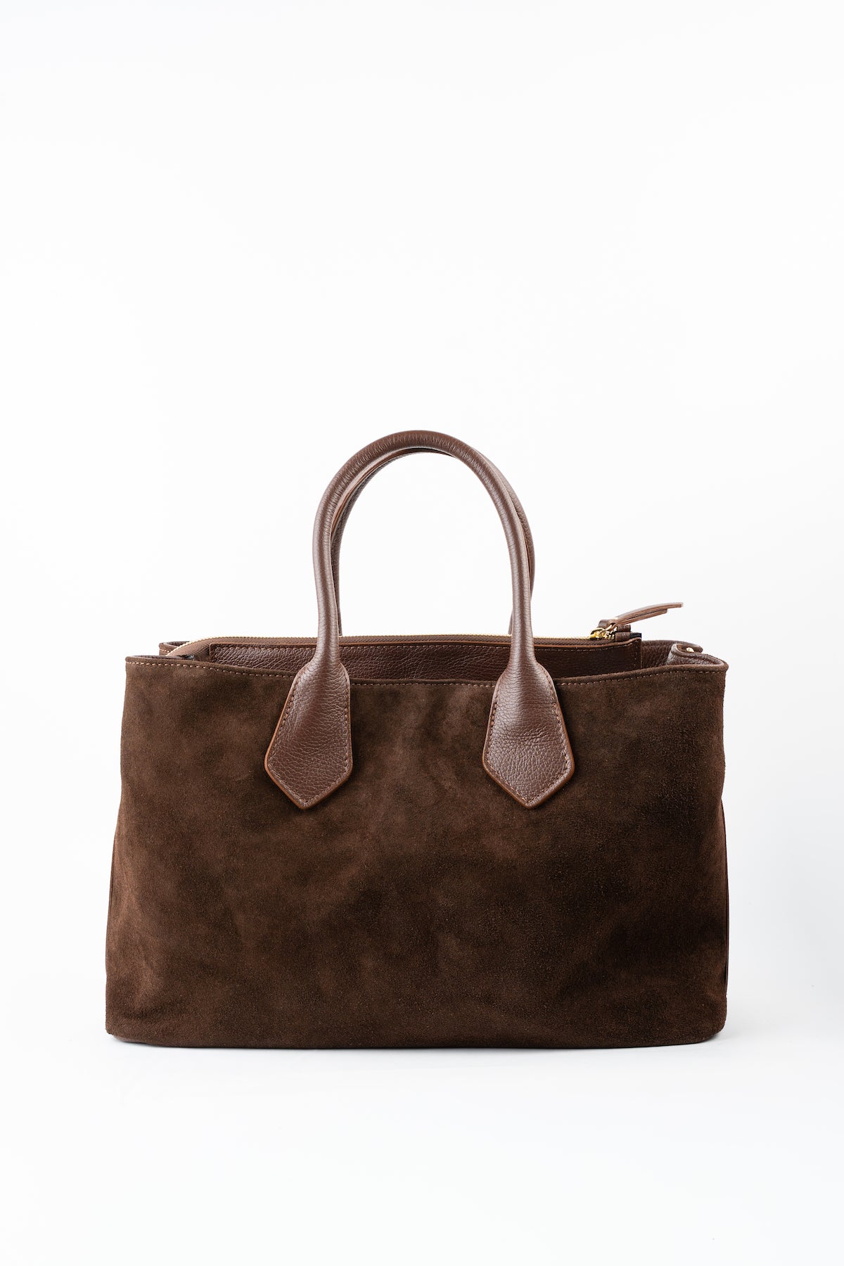 Sac Cabas Milia Suede - Marron