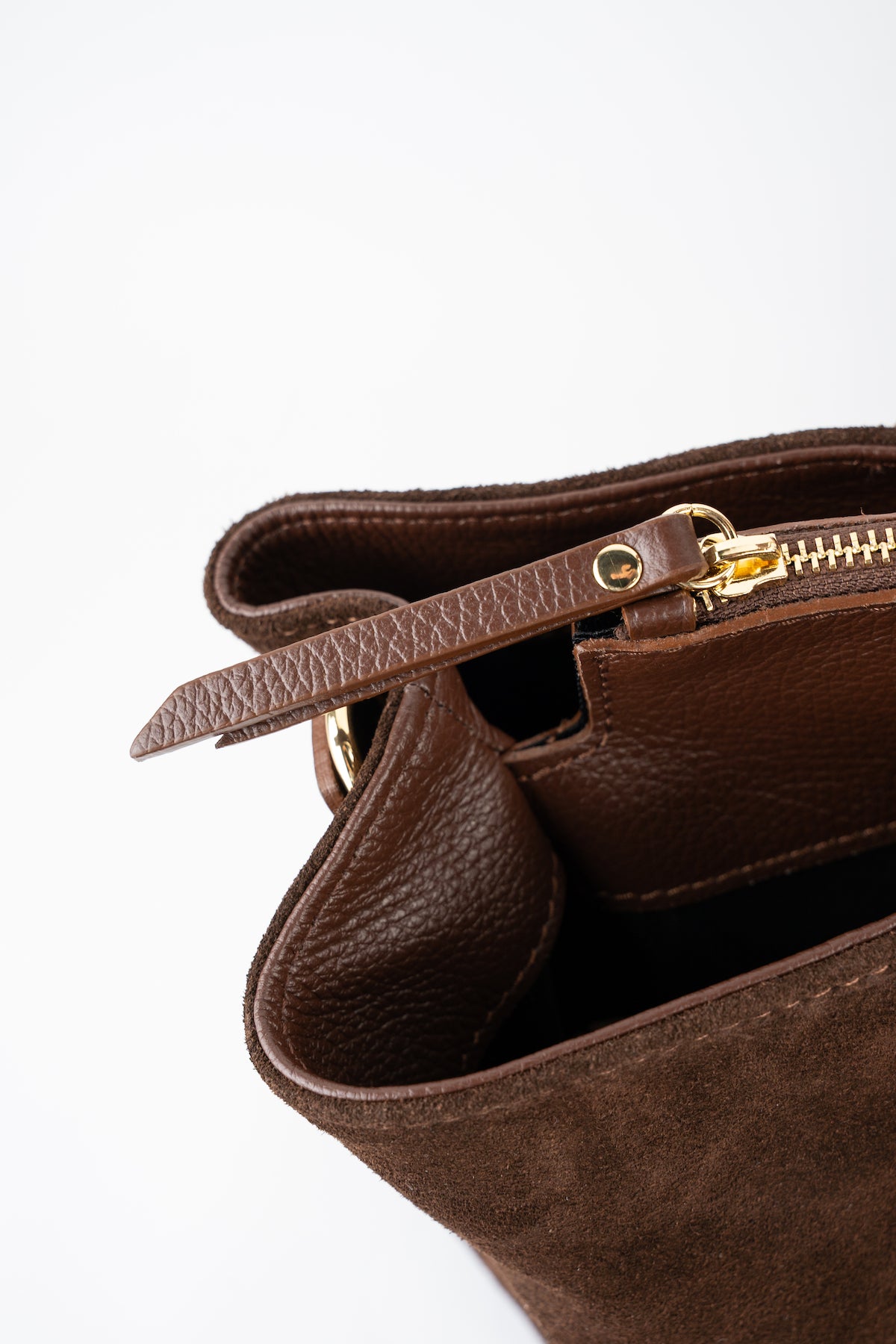 Sac Cabas Milia Suede - Marron