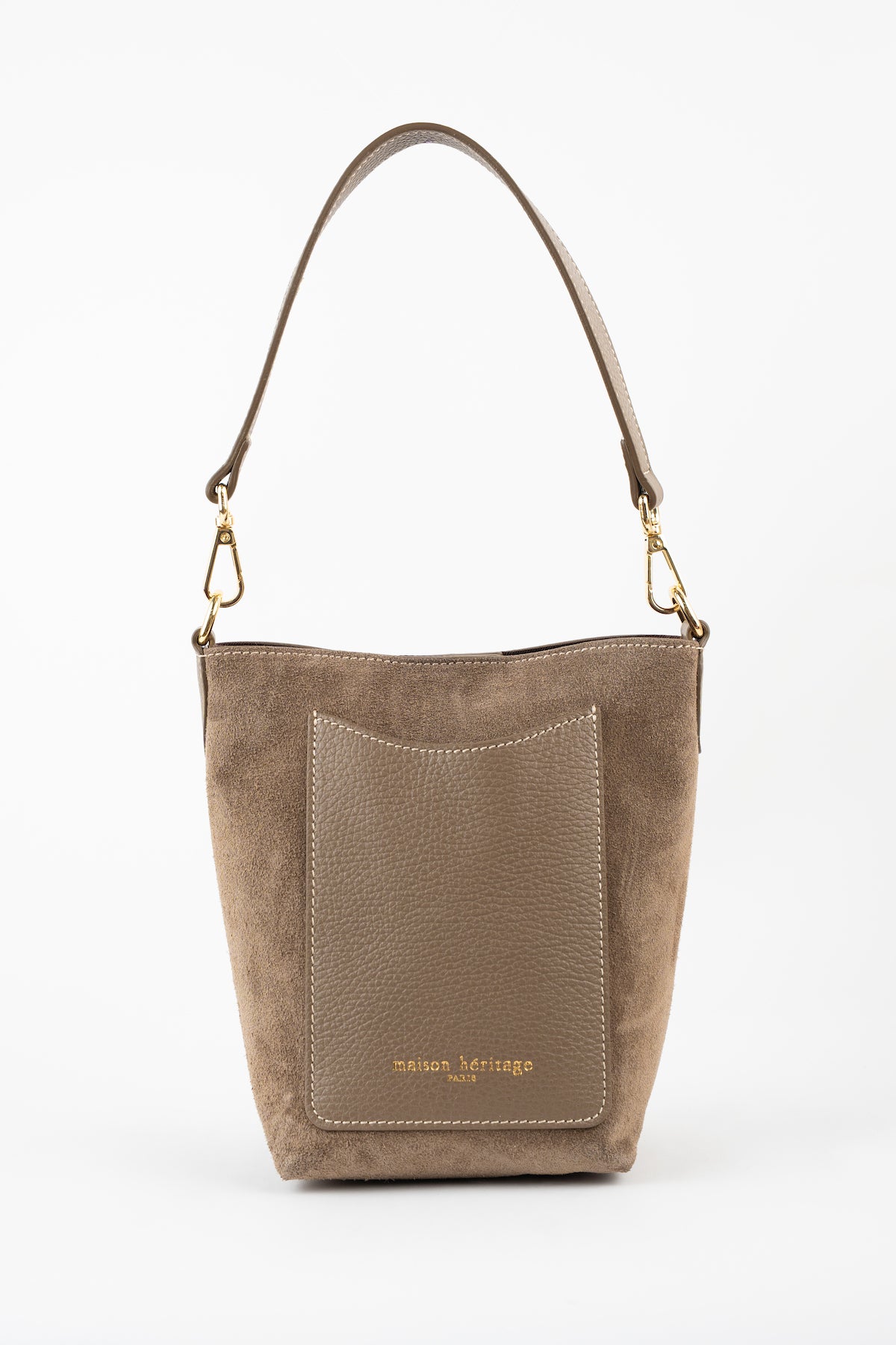 Sac Porté-Épaule Mini Leyla - Taupe