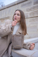Mini Leyla Shoulder Bag - Taupe
