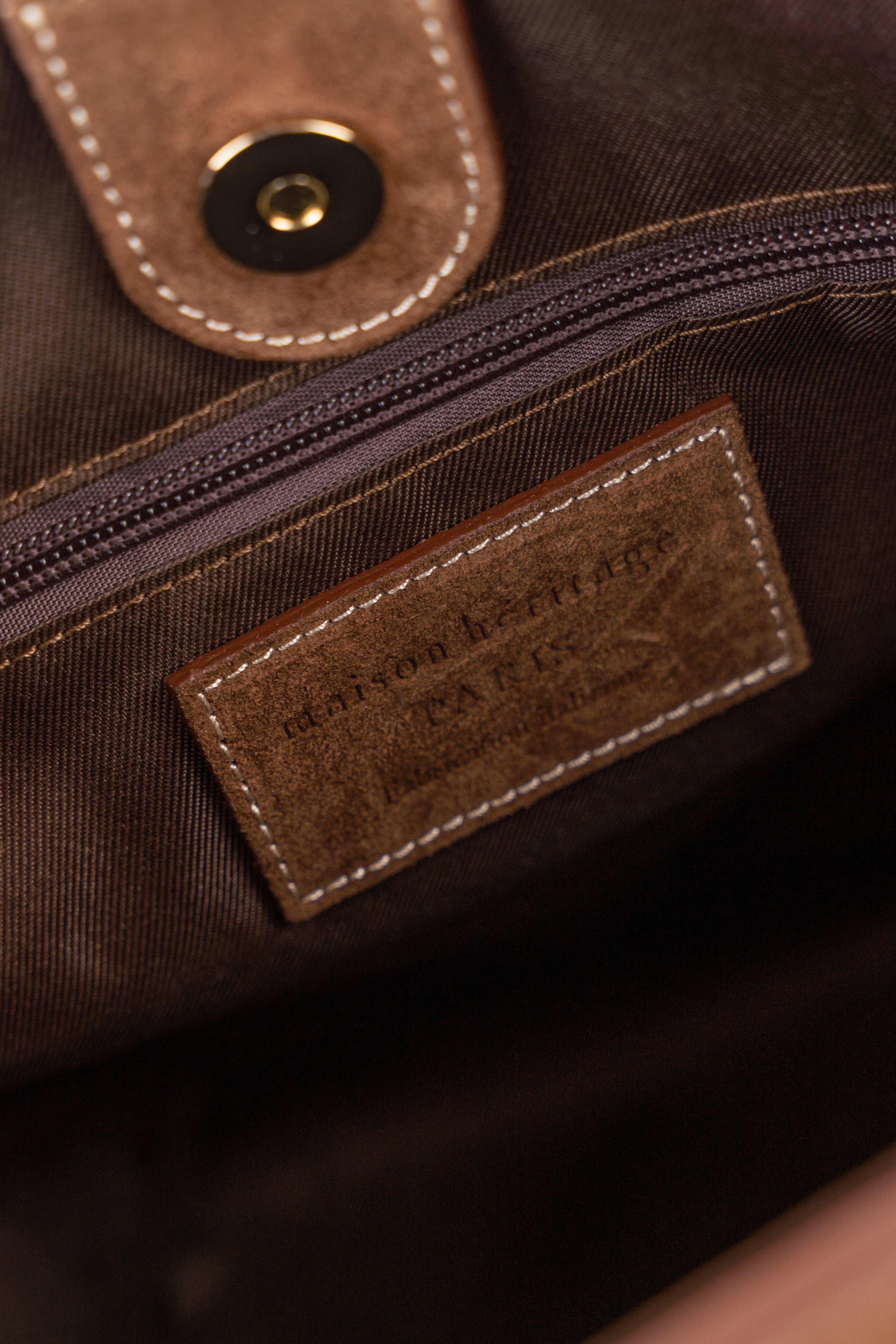 Sac Porté-Épaule Mini Leyla - Marron
