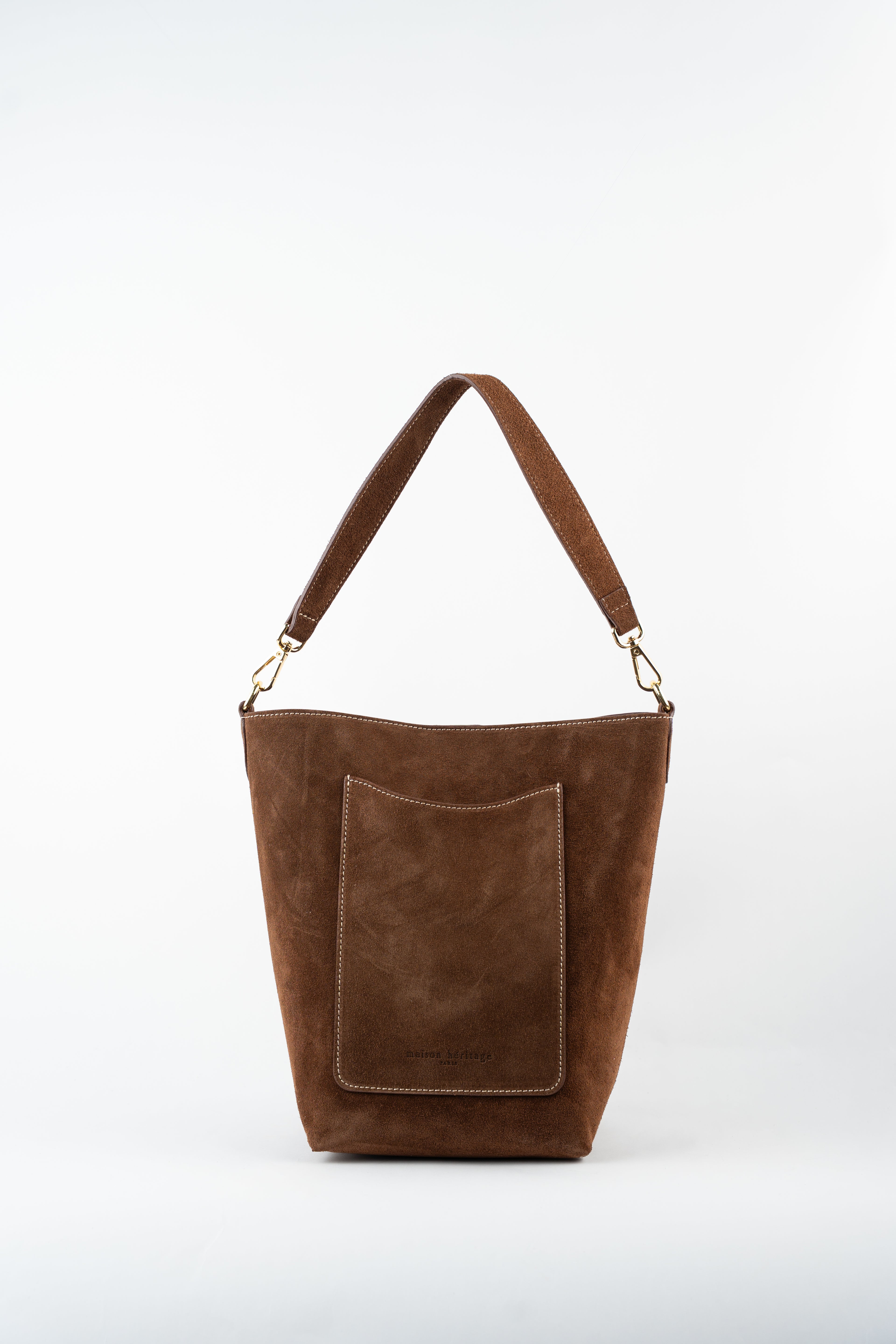 Sac Porté-Épaule Mini Leyla - Marron
