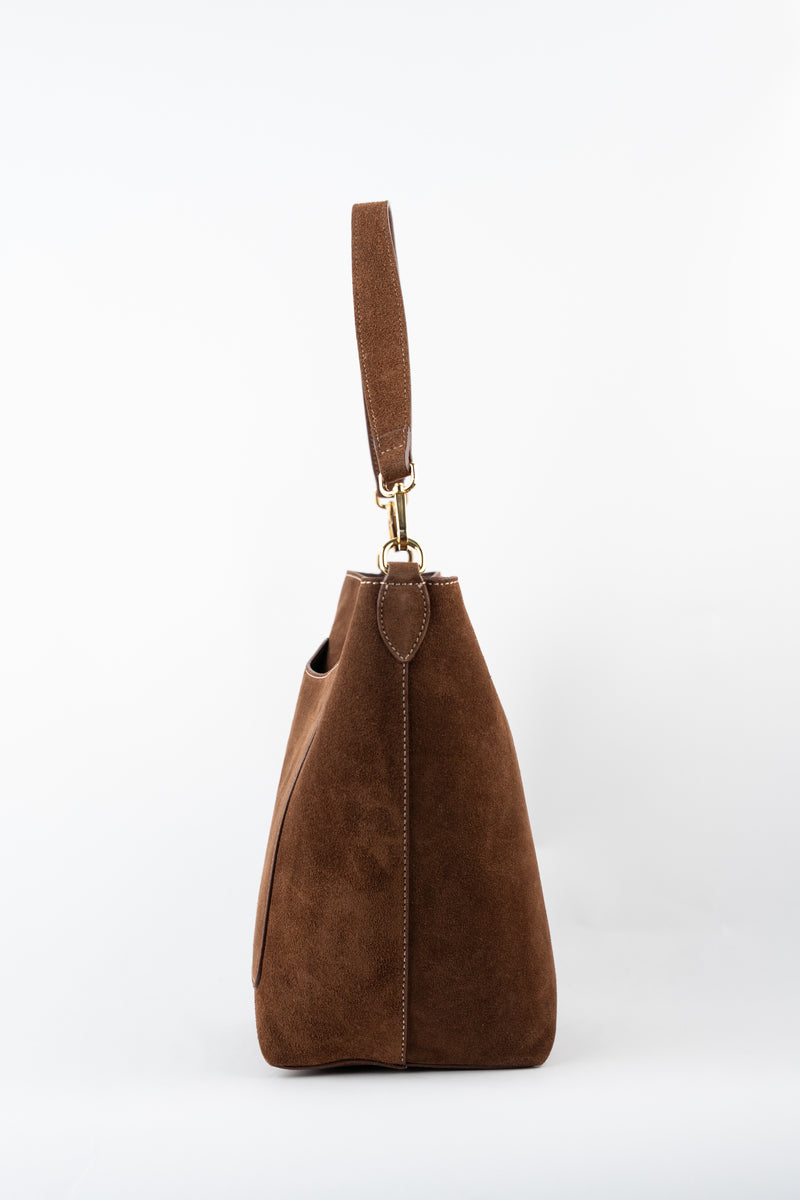 Sac Porté-Épaule Mini Leyla - Marron