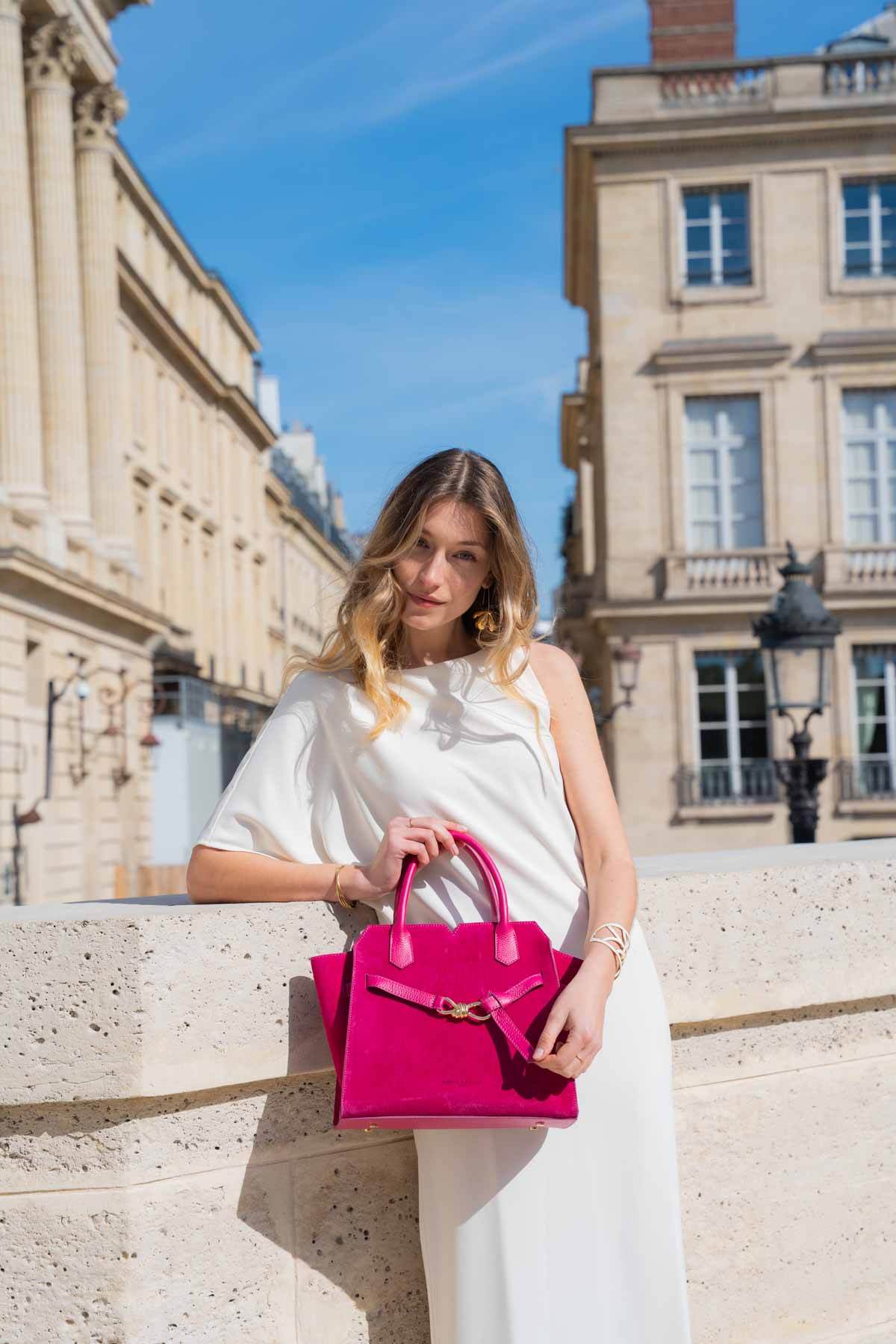 Borsa a mano Moscio - Fucsia