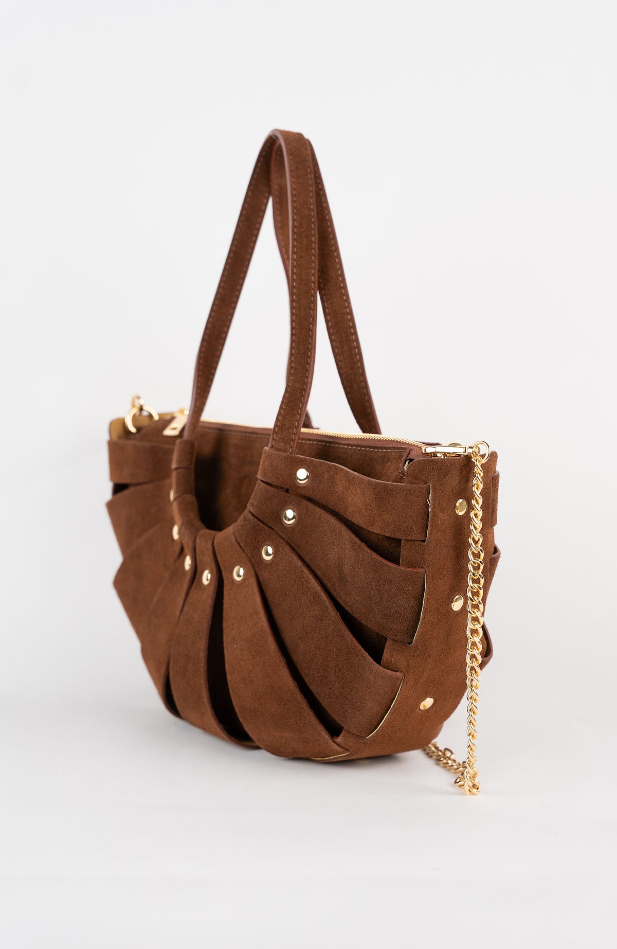 Sac À Main Mini Sparti Suede - Marron