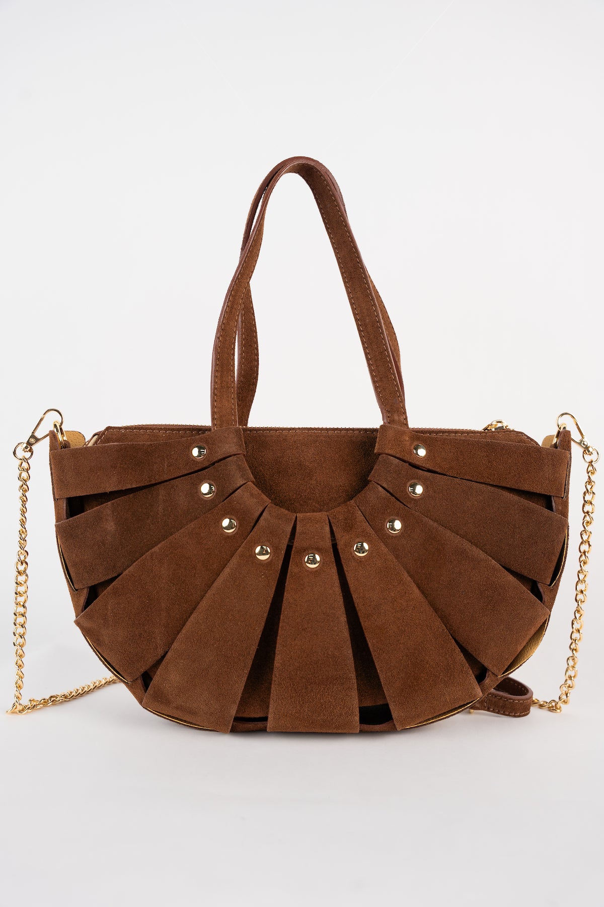 Sac À Main Mini Sparti Suede - Marron