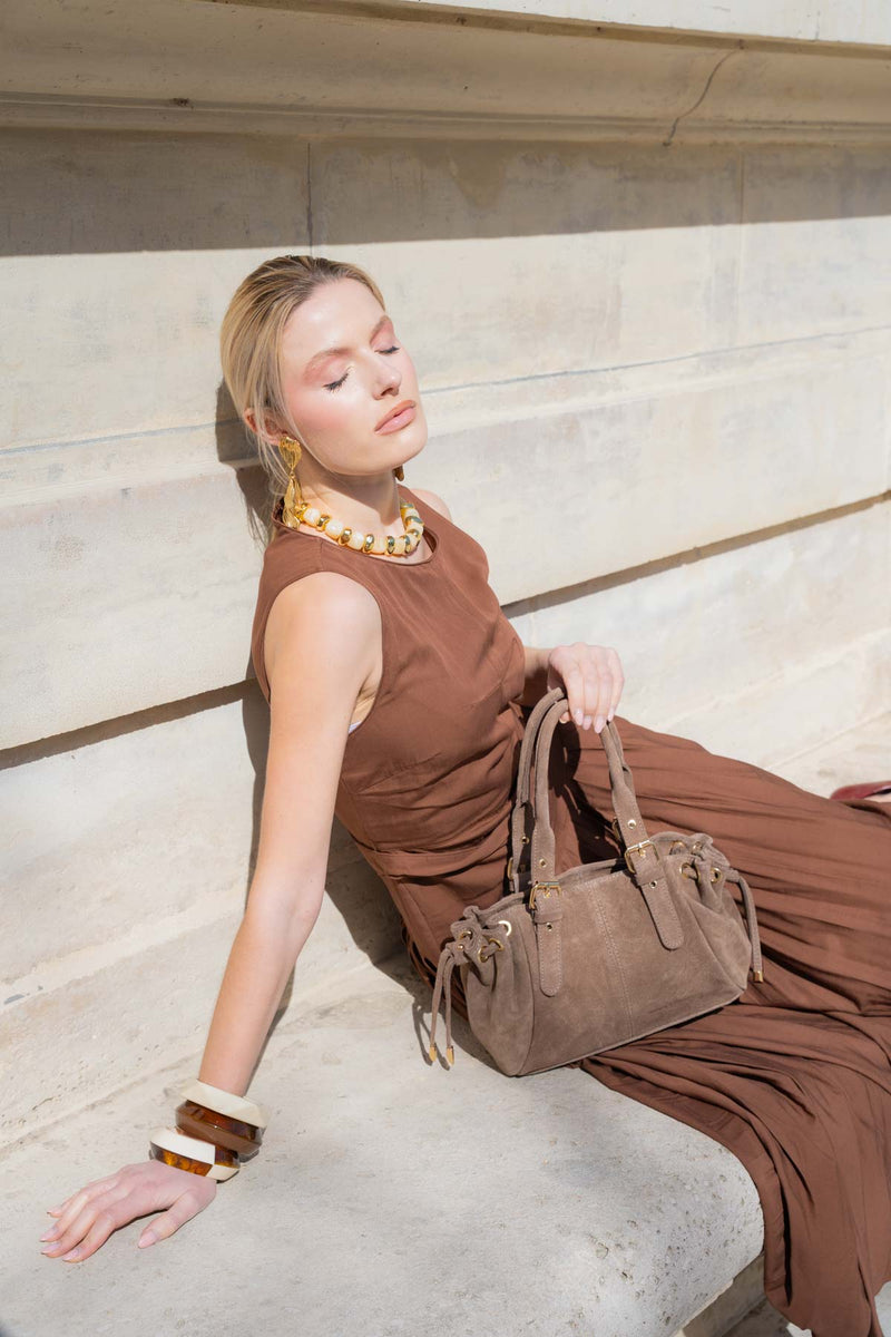 Sac A Main Petit Sunny - Taupe