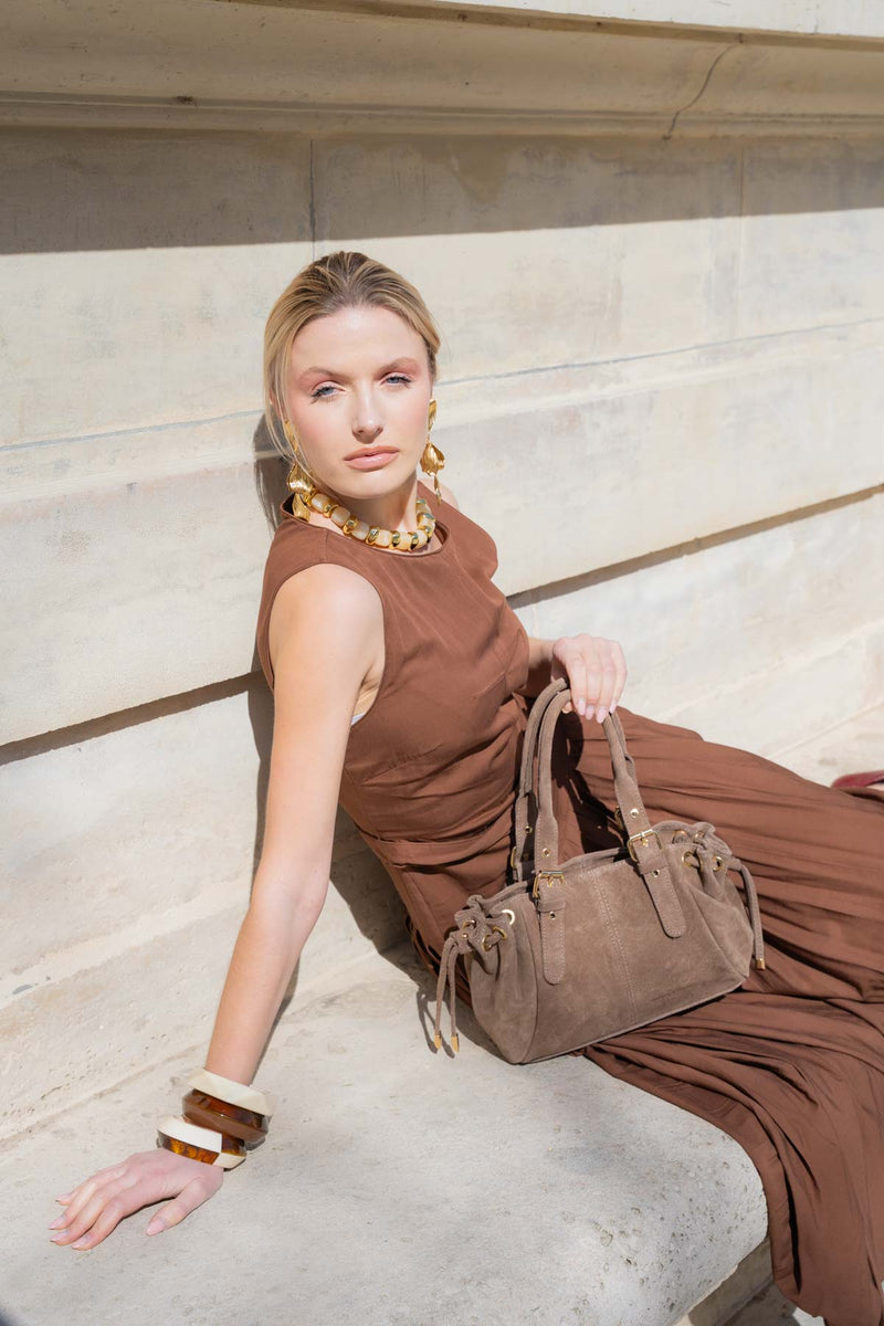 Sac A Main Petit Sunny - Taupe