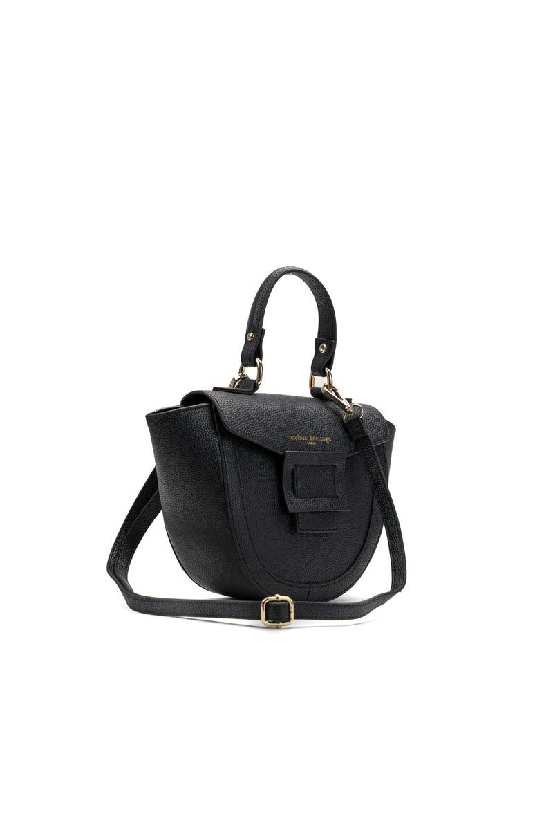 Mini Votti Graine Handbag - Black