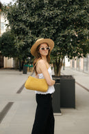 Sac Porte Epaule Napoli - Jaune