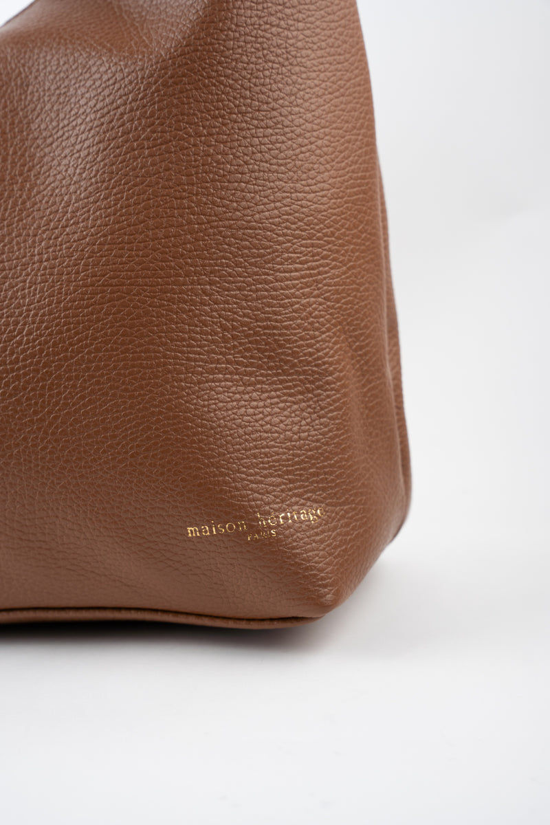 Nord Graine Shoulder Bag - Dark Camel