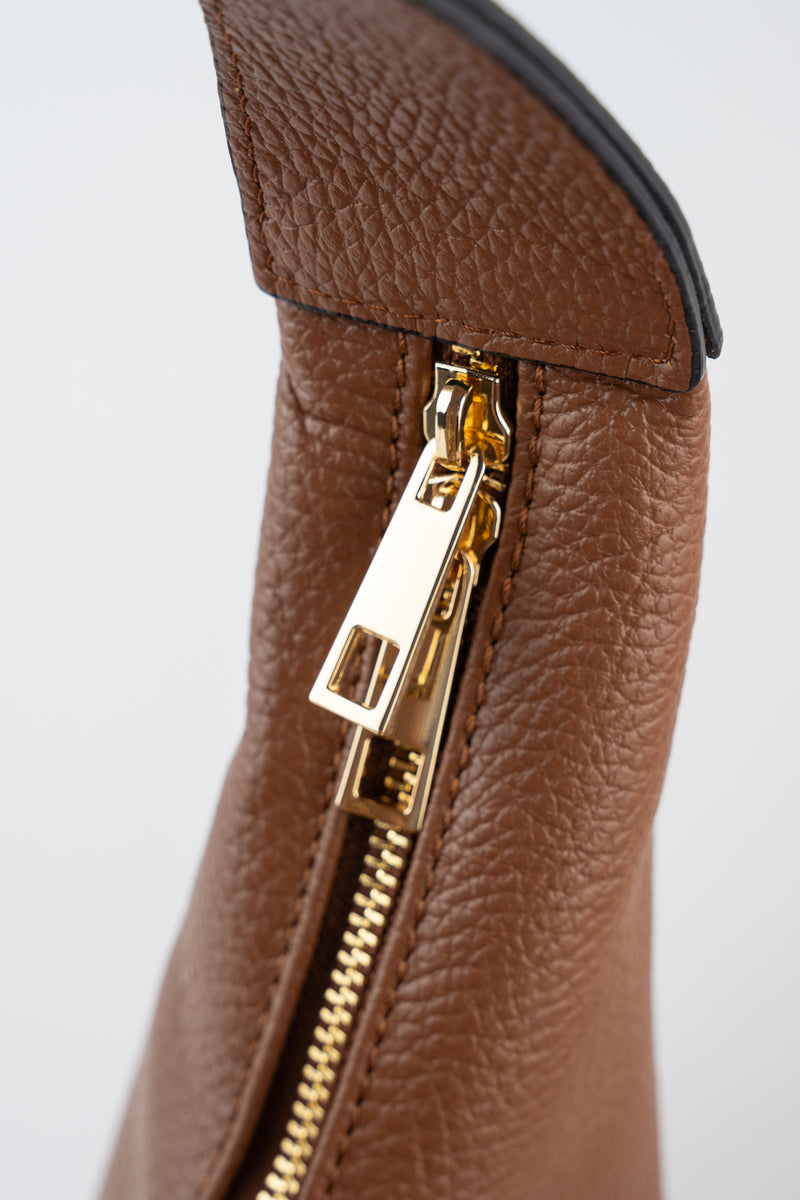 Nord Graine Shoulder Bag - Dark Camel