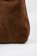 Bolso de hombro Nord de ante - Marrón