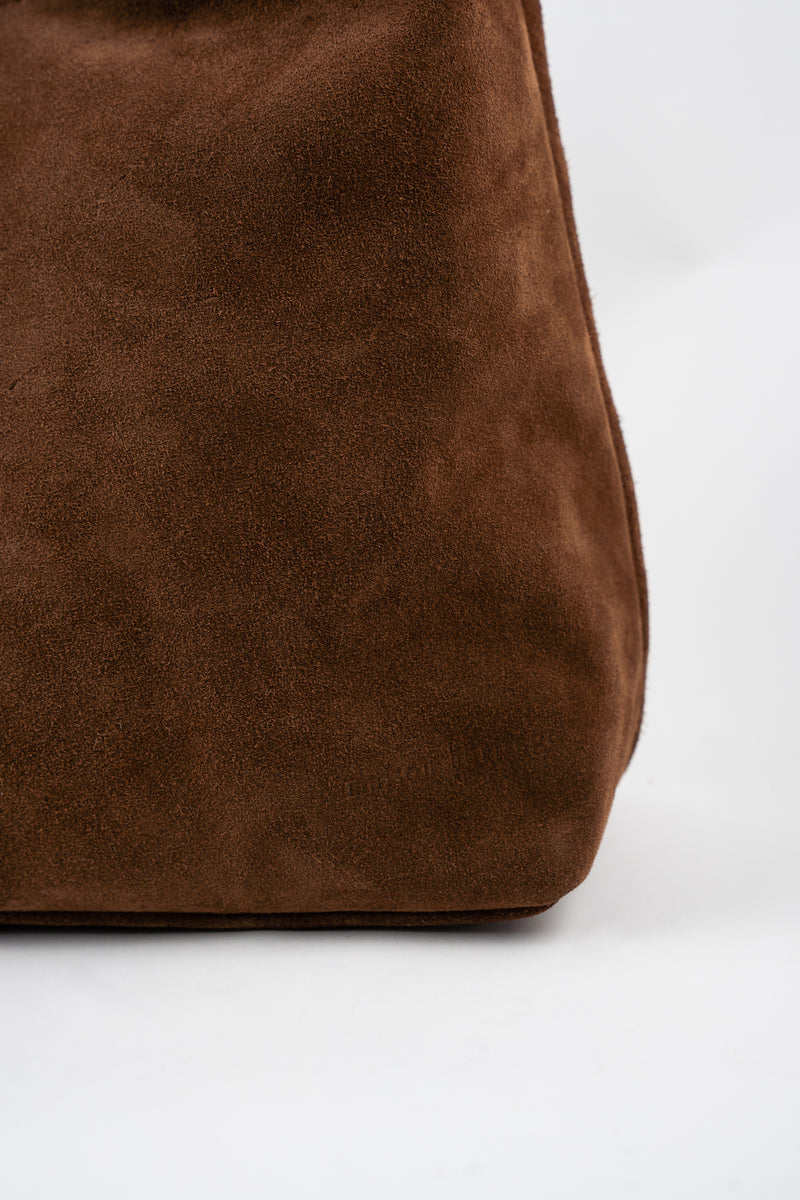 Bolso de hombro Nord de ante - Marrón