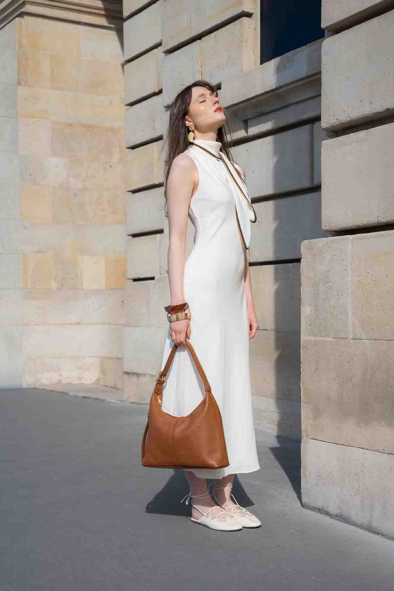 Bolso De Hombro Onda - Camel
