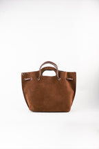 Sac À Main Prun Suede - Marron