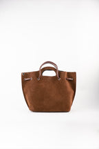 Sac À Main Prun Suede - Marron