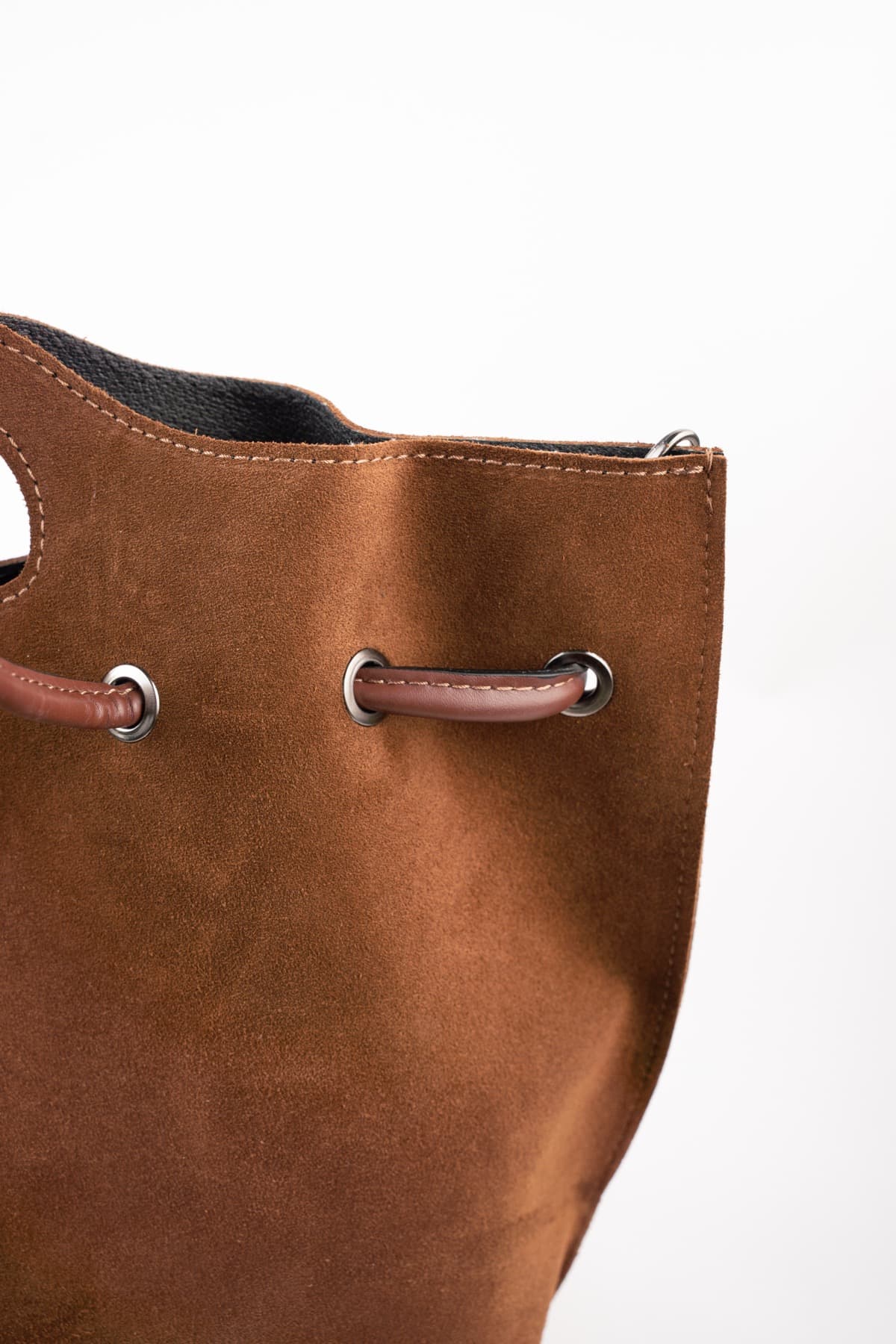 Sac À Main Prun Suede - Marron