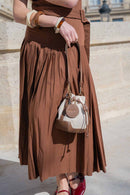 Punchy Messenger Bag - Beige