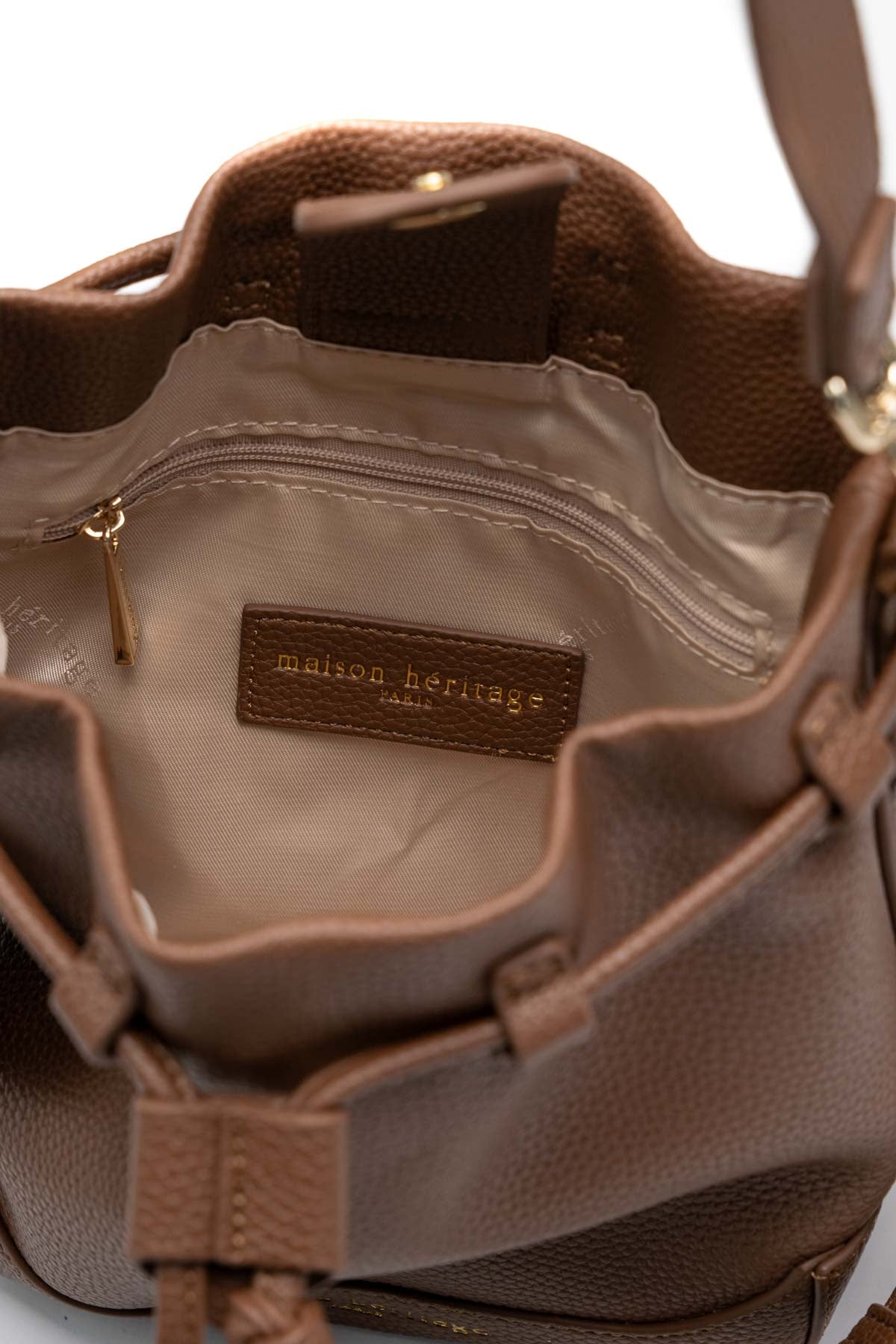 Bolso bandolera Punchy - Camel