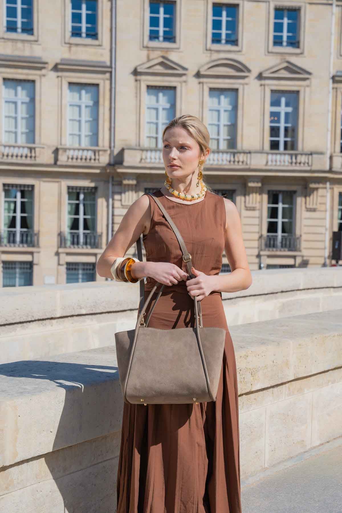 Bolso de mano Rena - Marrón