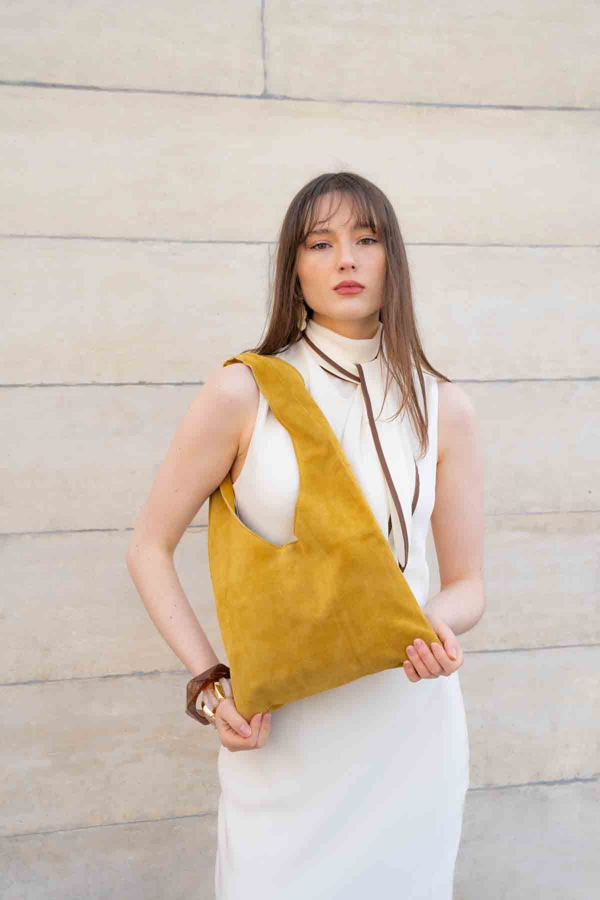 Sac Porte Epaule Rica - Jaune
