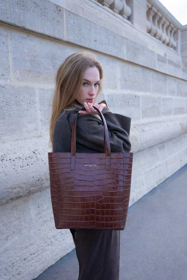 Bolso shopper Runa - Marrón