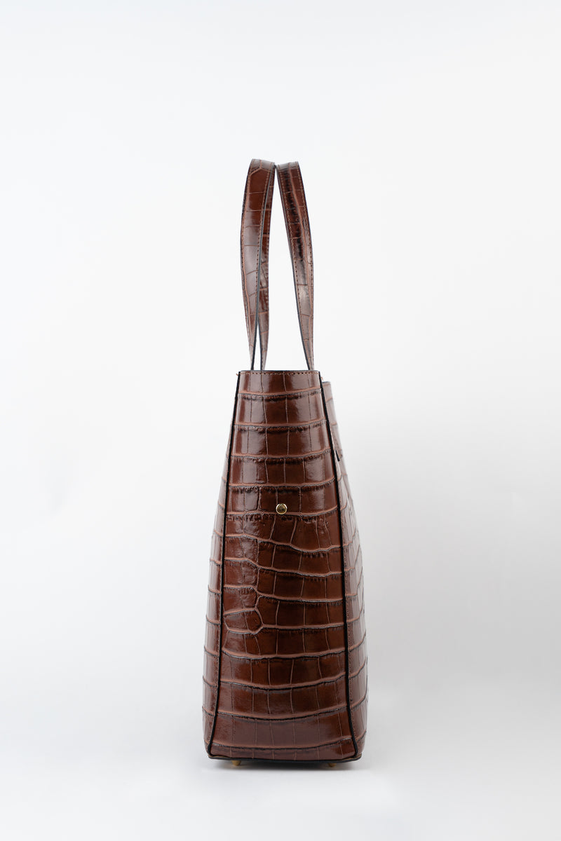 Runa Tote Bag - Brown