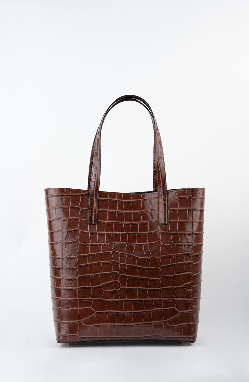 Runa Tote Bag - Brown