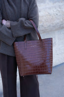 Runa Tote Bag - Brown