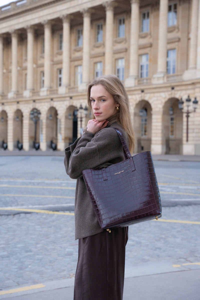 Sac Porté-Épaule Runa - Bordeau