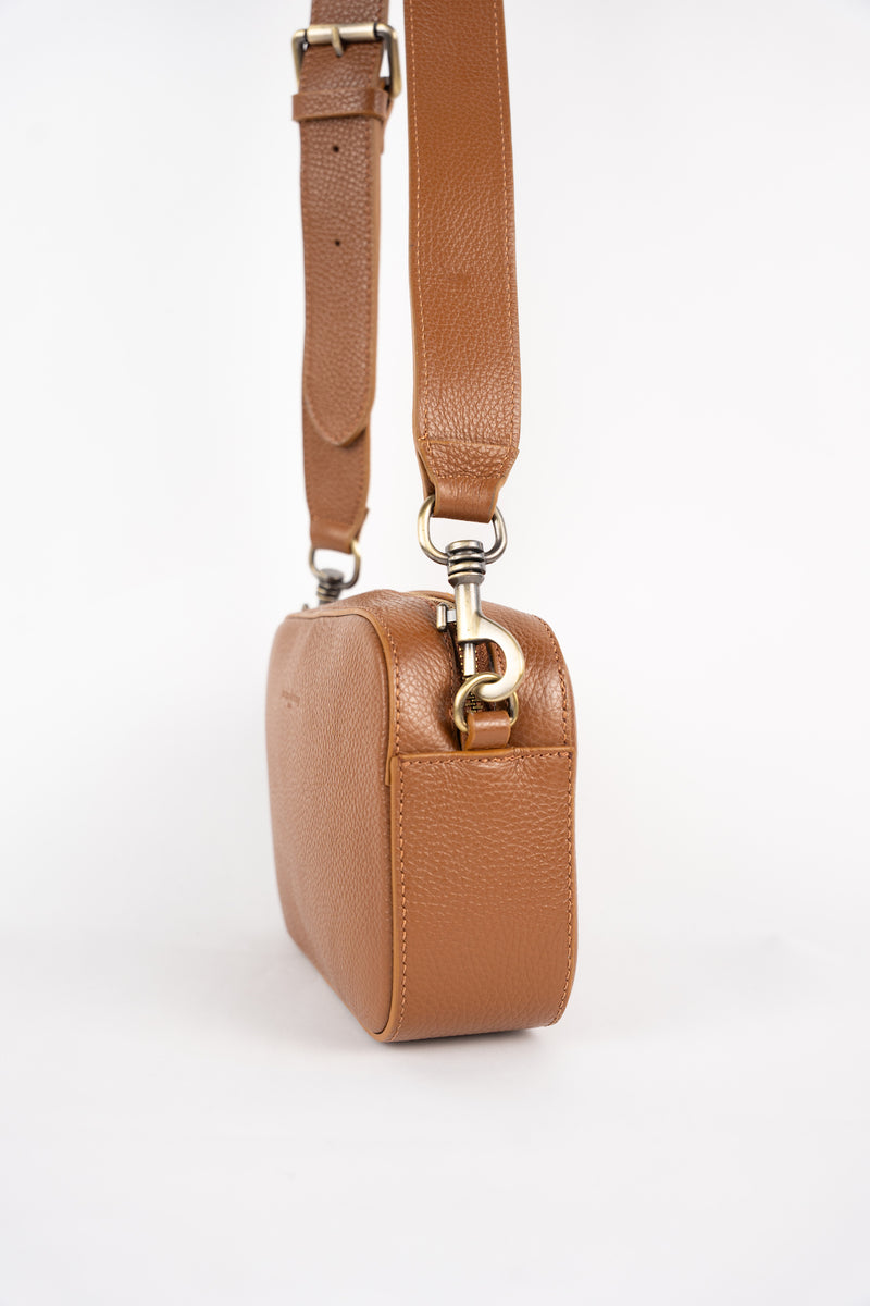 Sac Bandouliere Saga - Camel Fonce