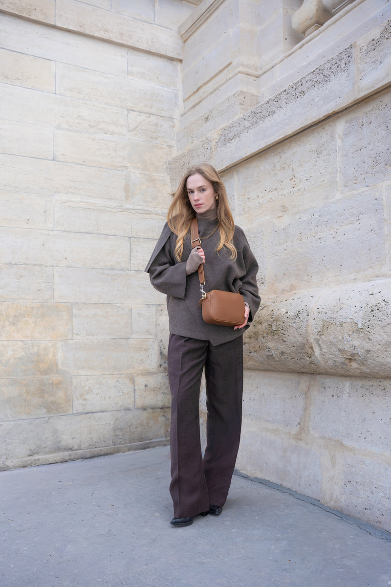 Sac Bandouliere Saga - Camel Fonce