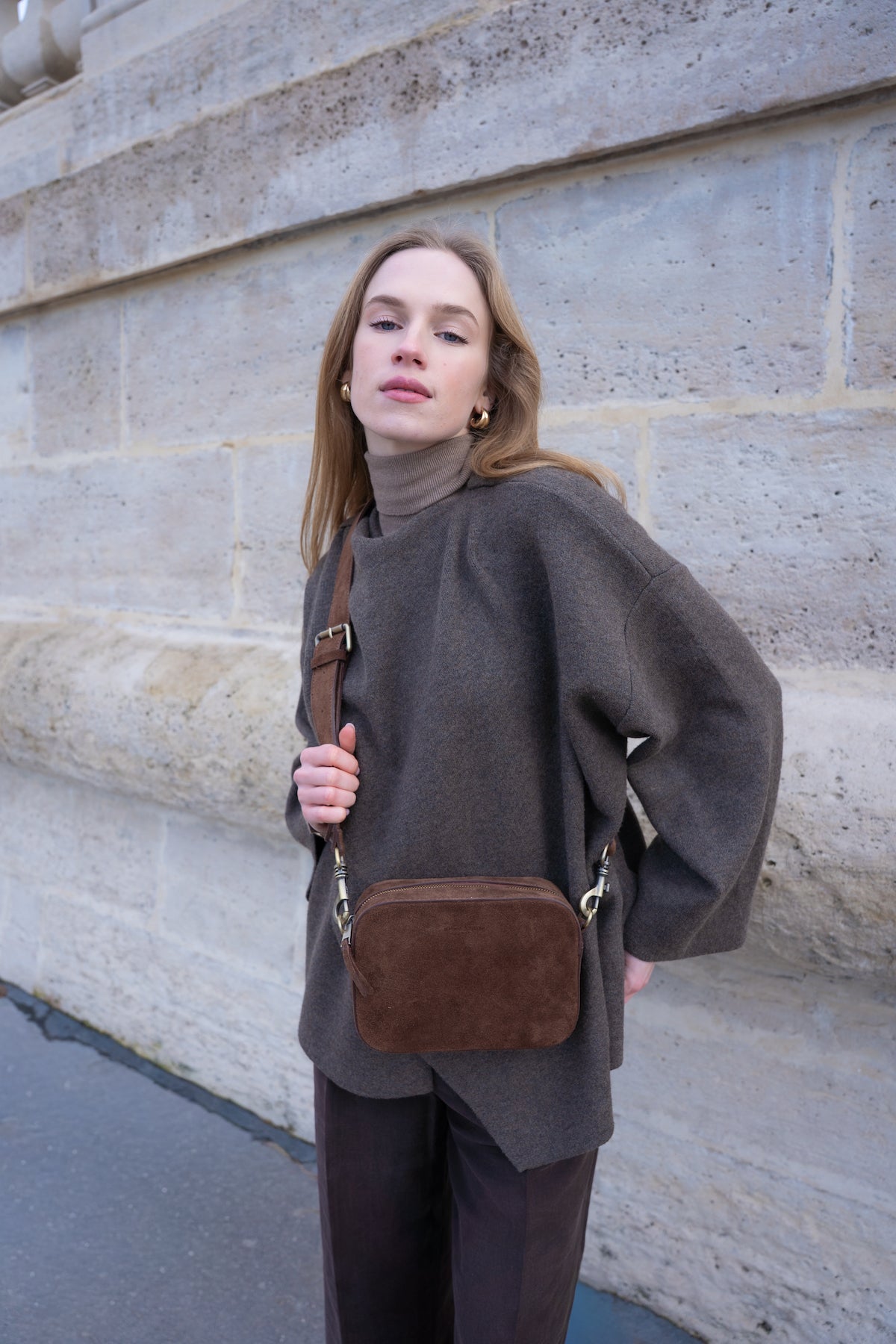 Sac Bandouliere Saga - Marron