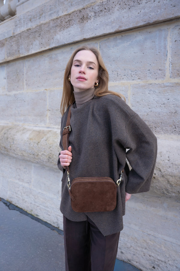 Sac Bandouliere Saga - Marron