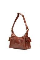 Bolso de hombro Sandi Vintage - Marrón