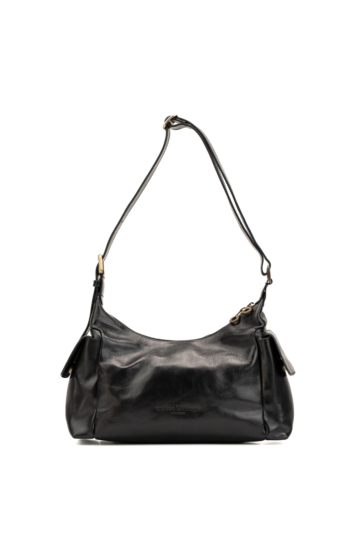 Sac Porté-Épaule Sandi Vintage - Noir