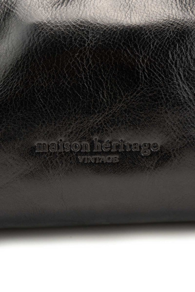 Sandi Vintage Shoulder Bag - Black